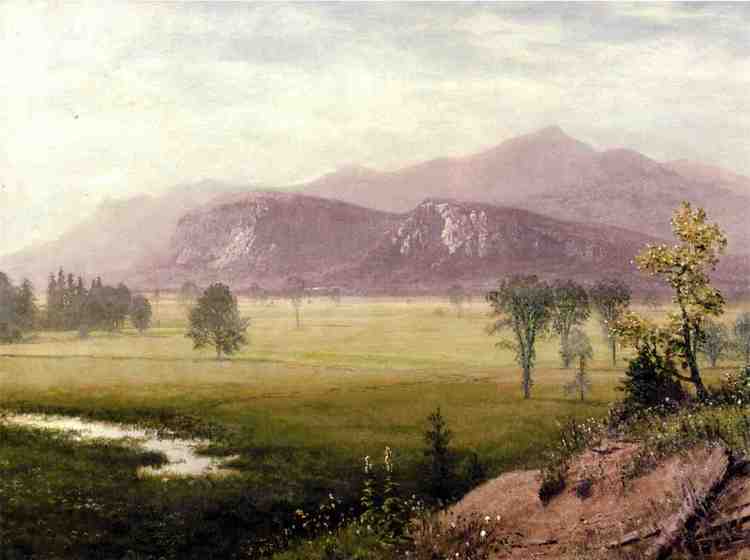 Albert Bierstadt Painting AConway Meadows, New Hampshire